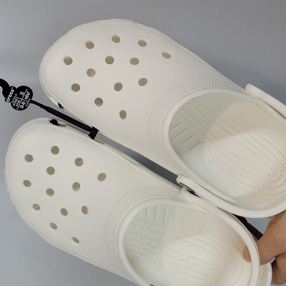 CROCS Shoes - NEW CROCS White Slip on Shoes Size 9 Women's / 7 Men's Unisex